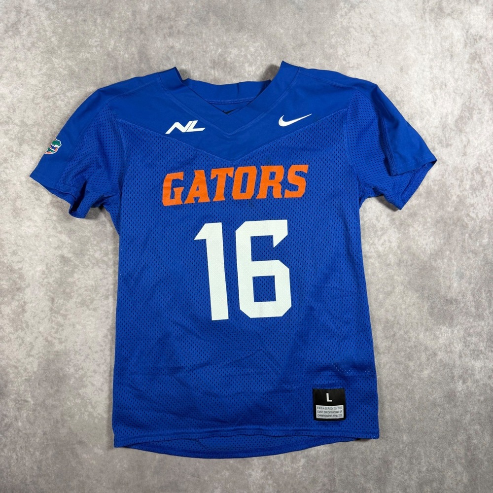 Nike Kids Florida Gators Marshall #16 Football Jersey Blue Youth Medium
